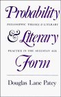 9780521254564: Probability and Literary Form: Philosophic Theory and Literary Practice in the Augustan Age