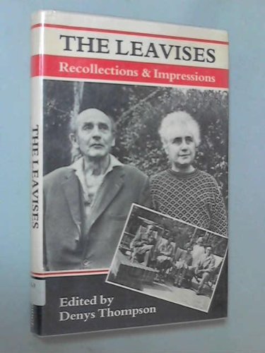 Beispielbild fr The Leavises : Recollections and Impressions zum Verkauf von Better World Books