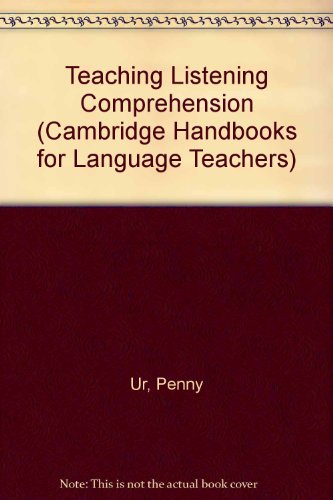 9780521255097: Teaching Listening Comprehension (Cambridge Handbooks for Language Teachers)