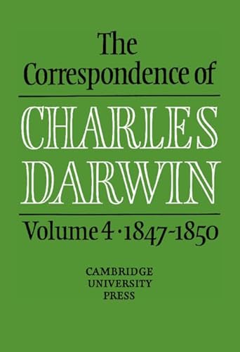 Imagen de archivo de The Correspondence of Charles Darwin: Volume 4, 1847-1850 a la venta por Clayton Fine Books