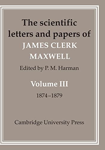 Stock image for Letters of James Clerk Maxwell v3 for sale by Ria Christie Collections
