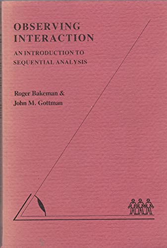 9780521256322: Observing Interaction: An Introduction to Sequential Analysis