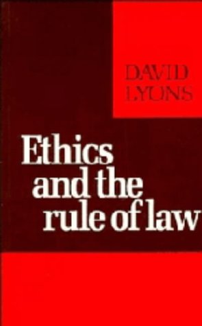 Imagen de archivo de Ethics and the Rule of Law a la venta por Anybook.com