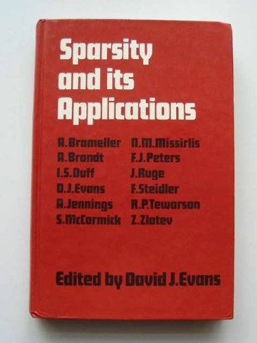 Sparsity and its Applications