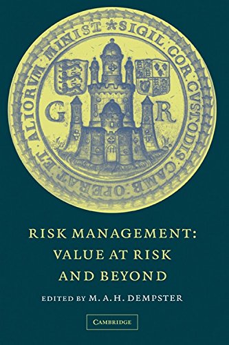 9780521263740: Risk Management: Value at Risk and Beyond