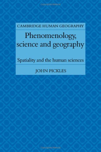 Beispielbild fr Phenomenology, Science and Geography: Spatiality and the Human Sciences. zum Verkauf von Plurabelle Books Ltd