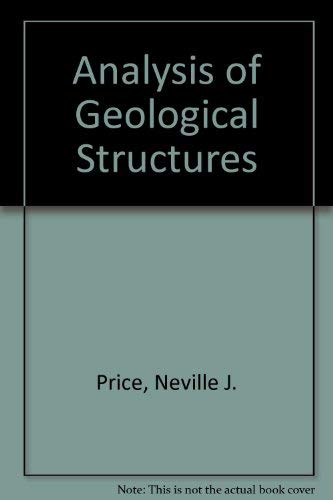 Imagen de archivo de Analysis of Geological Structures a la venta por Ammareal