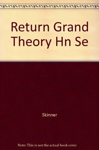 Beispielbild fr Return Grand Theory Hn Se zum Verkauf von Better World Books