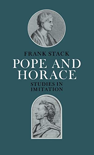 Beispielbild fr Pope and Horace: Studies in Imitation zum Verkauf von Midtown Scholar Bookstore