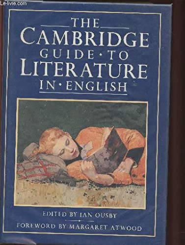 Stock image for The Cambridge Guide to Literature in English for sale by Better World Books