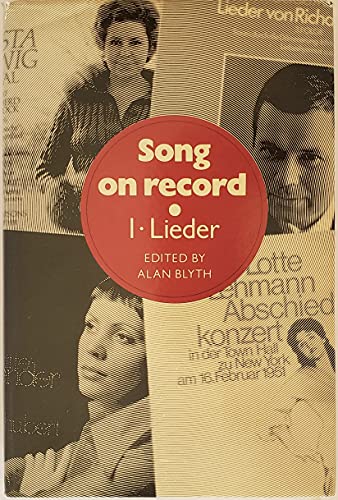 Stock image for Song on Record: Volume 1, Lieder for sale by Open Books