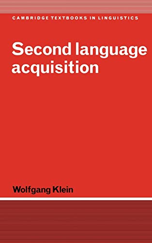 Stock image for Second Language Acquisition for sale by Ria Christie Collections