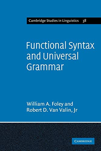 Stock image for Funcetional syntax and universal Grammar for sale by Hackenberg Booksellers ABAA