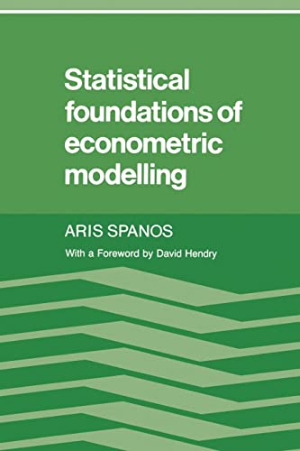 9780521269124: Statistical Foundations of Econometric Modelling Paperback