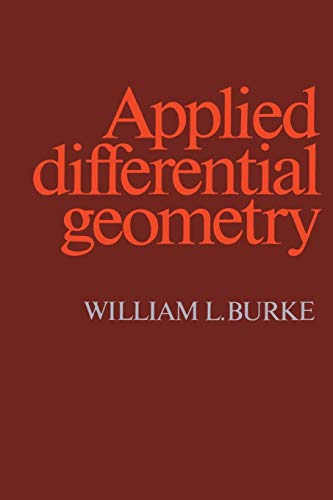 Applied Differential Geometry (9780521269292) by Burke