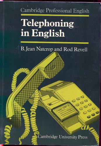 Beispielbild fr Telephoning in English. Repr. zum Verkauf von Antiquariat + Buchhandlung Bcher-Quell