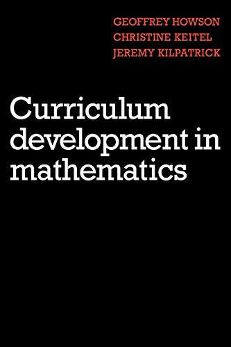 Stock image for Curriculum Development in Mathematics for sale by Friends of  Pima County Public Library