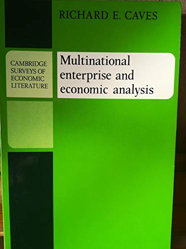 Imagen de archivo de Multinational Enterprise and Economic Analysis (Cambridge Surveys of Economic Literature) a la venta por HPB-Red