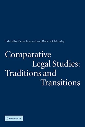 Stock image for Comparative Legal Studies: Traditions and Transitions for sale by Ria Christie Collections
