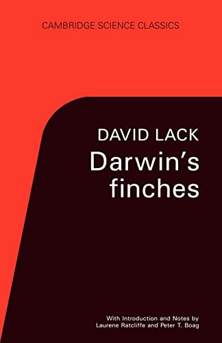 9780521272421: Darwin's Finches (Cambridge Science Classics)