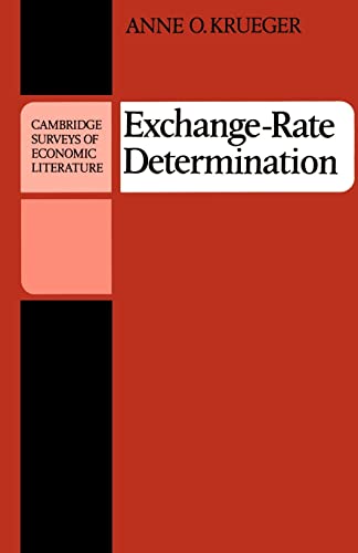 9780521273015: Exchange-Rate Determination Paperback (Cambridge Surveys of Economic Literature)