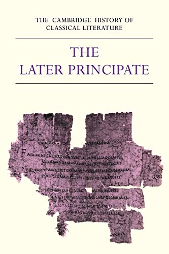 Stock image for The Cambridge History of Classical Literature: Volume 2, Latin Literature, Part 5, the Later Principate for sale by Chiron Media