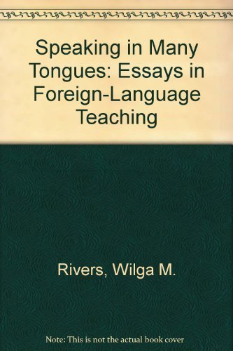 9780521274180: Speaking in Many Tongues: Essays in Foreign-Language Teaching (Cambridge Language Teaching Library)