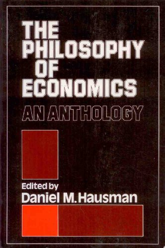 9780521275163: The Philosophy of Economics: Anthology