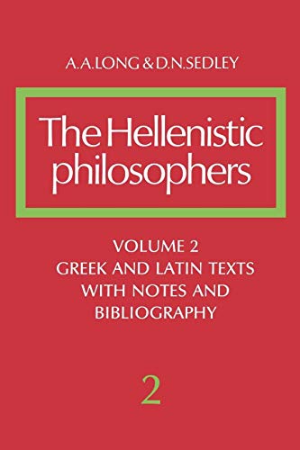 9780521275576: Hellenistic Philosophers Volume 2