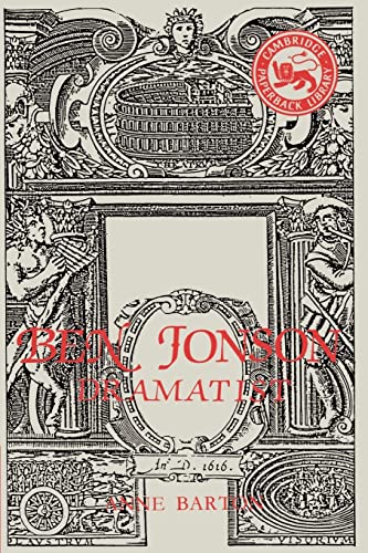 Stock image for Ben Jonson : Dramatist for sale by Better World Books: West