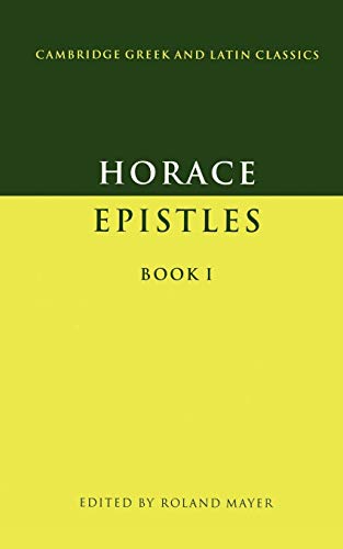 9780521277549: Horace Epistles Book I