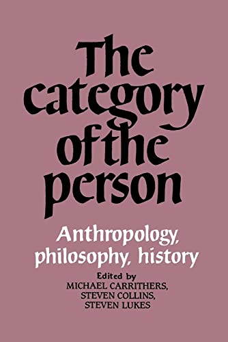 Stock image for The Category of the Person: Anthropology, Philosophy, History for sale by ThriftBooks-Atlanta