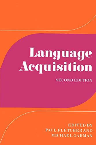 Stock image for Language acquisition: studies in first language development for sale by Tacoma Book Center