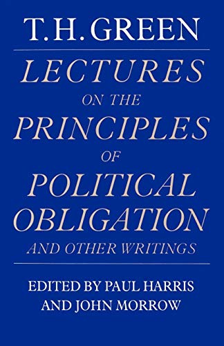 Imagen de archivo de Lectures on the Principles of Political Obligation and Other Writings a la venta por Project HOME Books