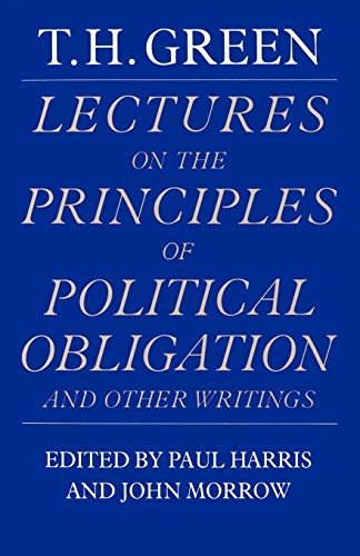 Stock image for Lectures on the Principles of Political Obligation and Other Writings for sale by About Books