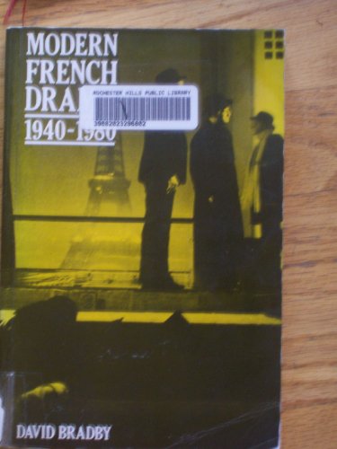 9780521278812: Modern French Drama 1940-1980