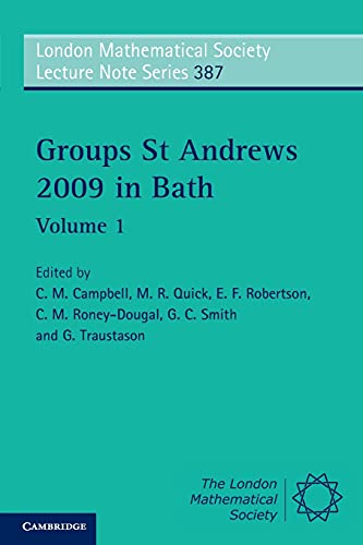 Stock image for Groups St Andrews 2009 in Bath (Volume 1) for sale by Anybook.com
