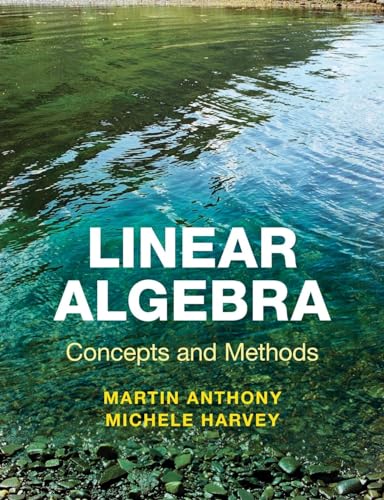 9780521279482: Linear Algebra: Concepts and Methods