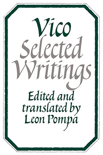 Imagen de archivo de Vico: Selected Writings a la venta por Byrd Books