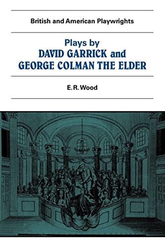 9780521280570: Plays by David Garrick and George Colman the Elder Paperback (British and American Playwrights)