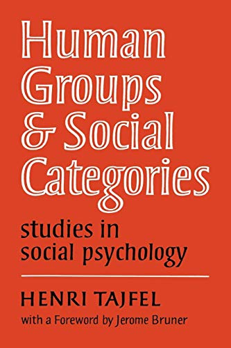 9780521280730: Human Groups and Social Categories Paperback: Studies in Social Psychology