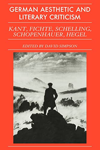 9780521280860: German Aesthetic Literary Criticism (German Aesthetic and Literary Criticism)