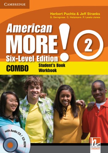 9780521280969: American More! 2 Six-Level Edition Combo with Audio CD/CD-ROM - 9780521280969: Six-Level Edition Level 2 Combo
