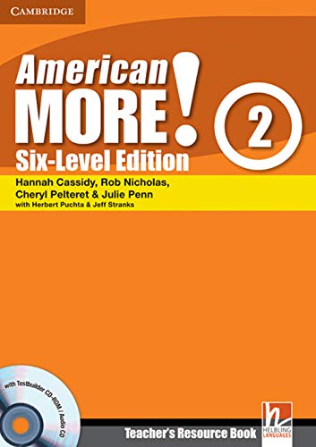 9780521280983: American More! 2 Six-Level Edition Teacher's Resource Book with Testbuilder CD-ROM/Audio CD - 9780521280983: Six-Level Edition Level 2 (CAMBRIDGE)