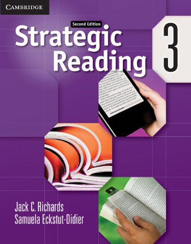 Stock image for Strategic Reading Level 3 Students Book for sale by Goodwill Southern California