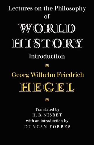 Imagen de archivo de Lectures on the Philosophy of World History (Cambridge Studies in the History and Theory of Politics) a la venta por Ergodebooks