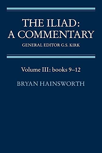 9780521281737: The Iliad: A Commentary: Volume 3, Books 9-12 Paperback