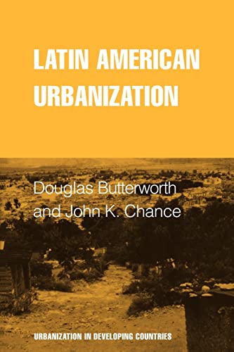 Imagen de archivo de Latin American Urbanization a la venta por Better World Books