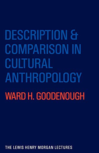 9780521281966: Description and Comparison in Cultural Anthropology: 1968 (Lewis Henry Morgan Lectures)
