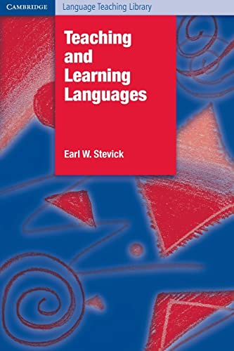 Beispielbild fr Teaching and Learning Languages (Cambridge Language Teaching Library) zum Verkauf von Wonder Book